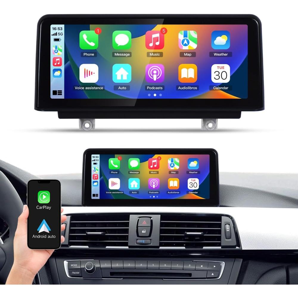 10.25-inch Touchscreen Wireless CarPlay Multimedia Suitable for 2014 to 2016 BMW 3 Series and 4 Series F30 F31 F34 F32 F33 F36