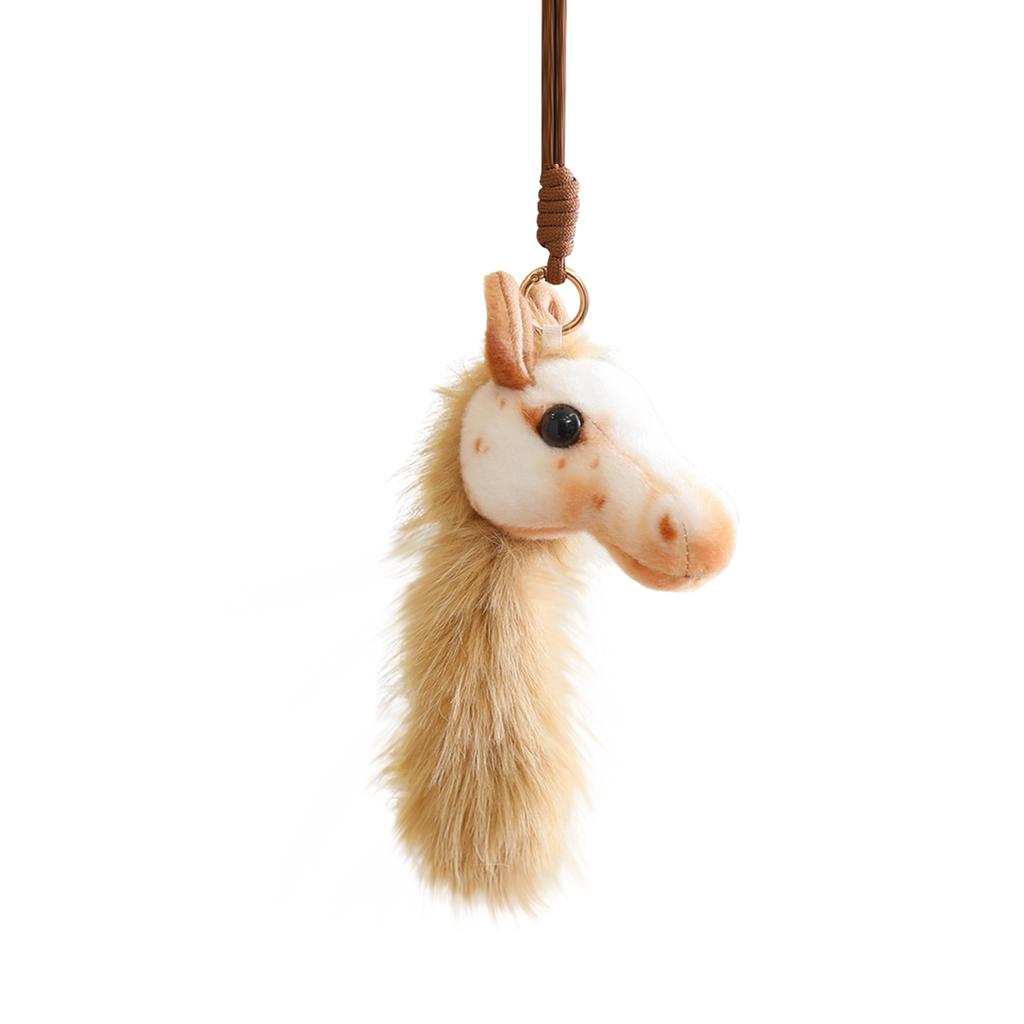 Horse-shaped Wallet Charm - Cute Horse Head Keychain, Plush Backpack Charm - Unisex Wallet And Backpack Decoration For Home.
