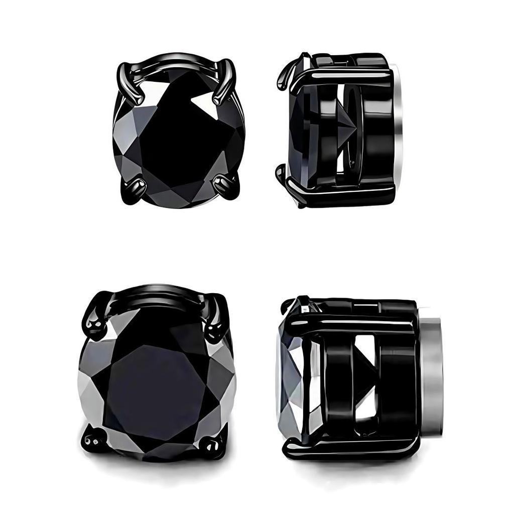 Zirconia Magnet Claw Fake Earrings - Unisex No-Piercing Ear Clip