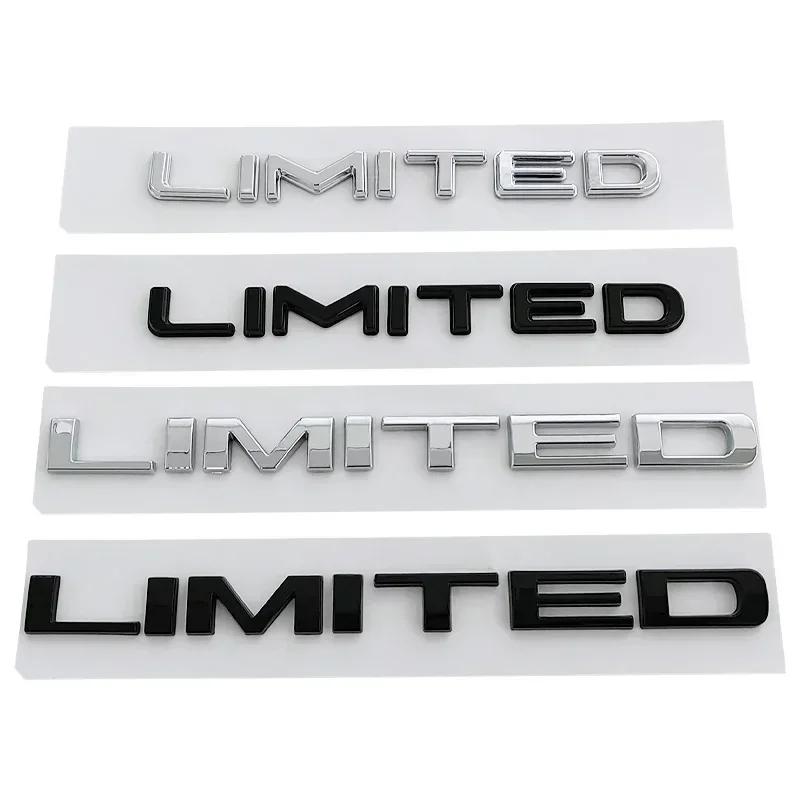 3D ABS Car Body Emblem Rear Trunk Badge Sticker for Jeep LIMITED Wrangler Tj Jk Jl Grand Cherokee Commander Renegade Liberty AMR1