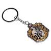 Metal Keychain - HALF MOON BAY - Hufflepuff (Hufflepuff) - Official Harry Potter - On Card 7x15x1 Cm - Unisex