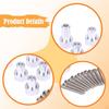 6 Pieces RC Car Heightening Columns Accessories Extended Body Posts Metal Parts Holder for