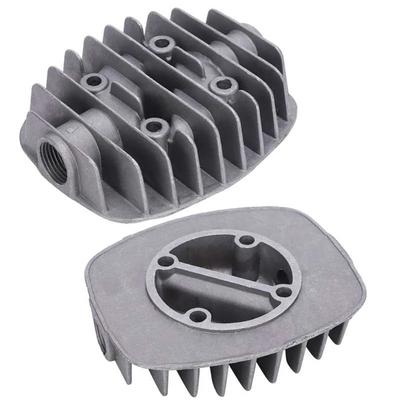 Air Compressor Cylinder Head with Enhanced Heat Dissipation and Pneumatic Drive - G1/2In and G3/8In Threaded Fittings