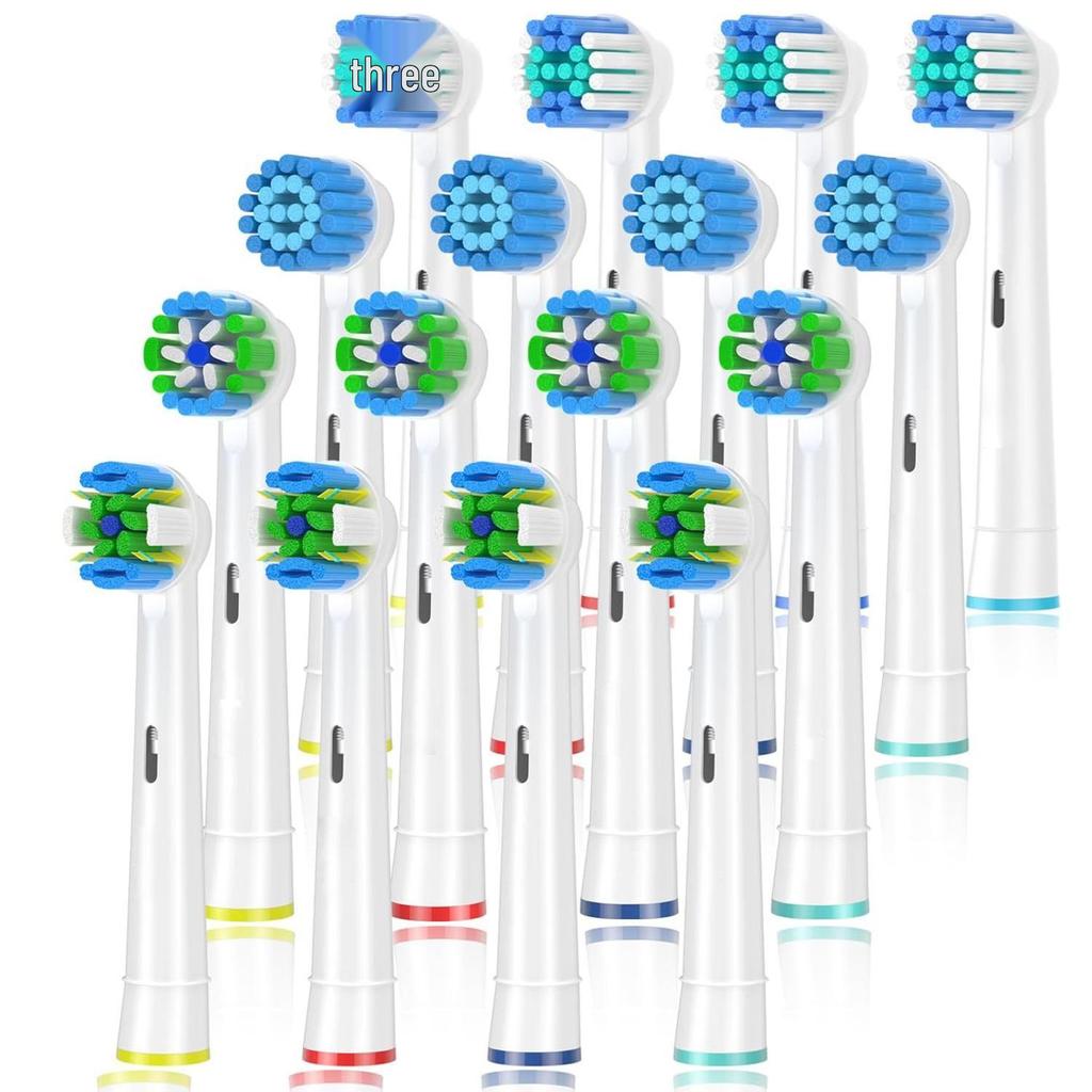 Universal Replacement Heads for Oral-B Electric Toothbrush: Compatible with All Oral-B Series