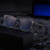 JYL TS Men's Steampunk Retro Cat-Eye - Spring-Temple Browline KSL-98295