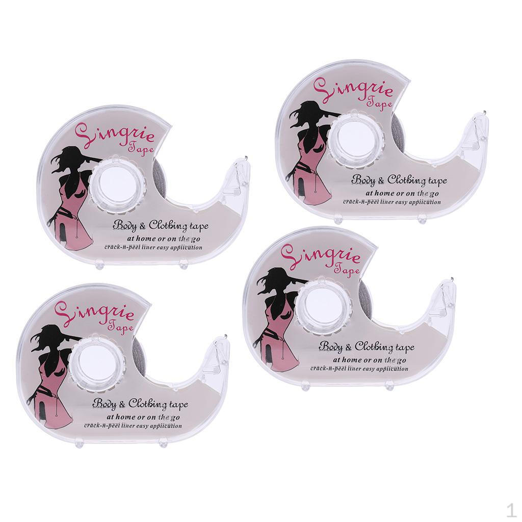 

4 / Pack Clear Double Sided Bodywear Wedding Cocktail