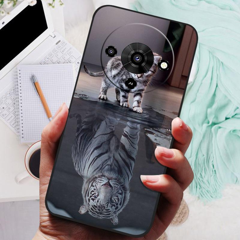 For ZTE Blade A76 5G Z2469N Case TPU Soft Rose Panda Cute Silicone Case Covers For ZTE Blade A76 A 76 BladeA76 5G Phone Cases
