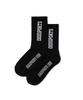 OIOI COLLECTION 1990 Sports Socks_Black