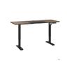 Vinsetto Bureau Électrique Avec Moteur, Naturel + Noir, 140x70x72-116 Cm