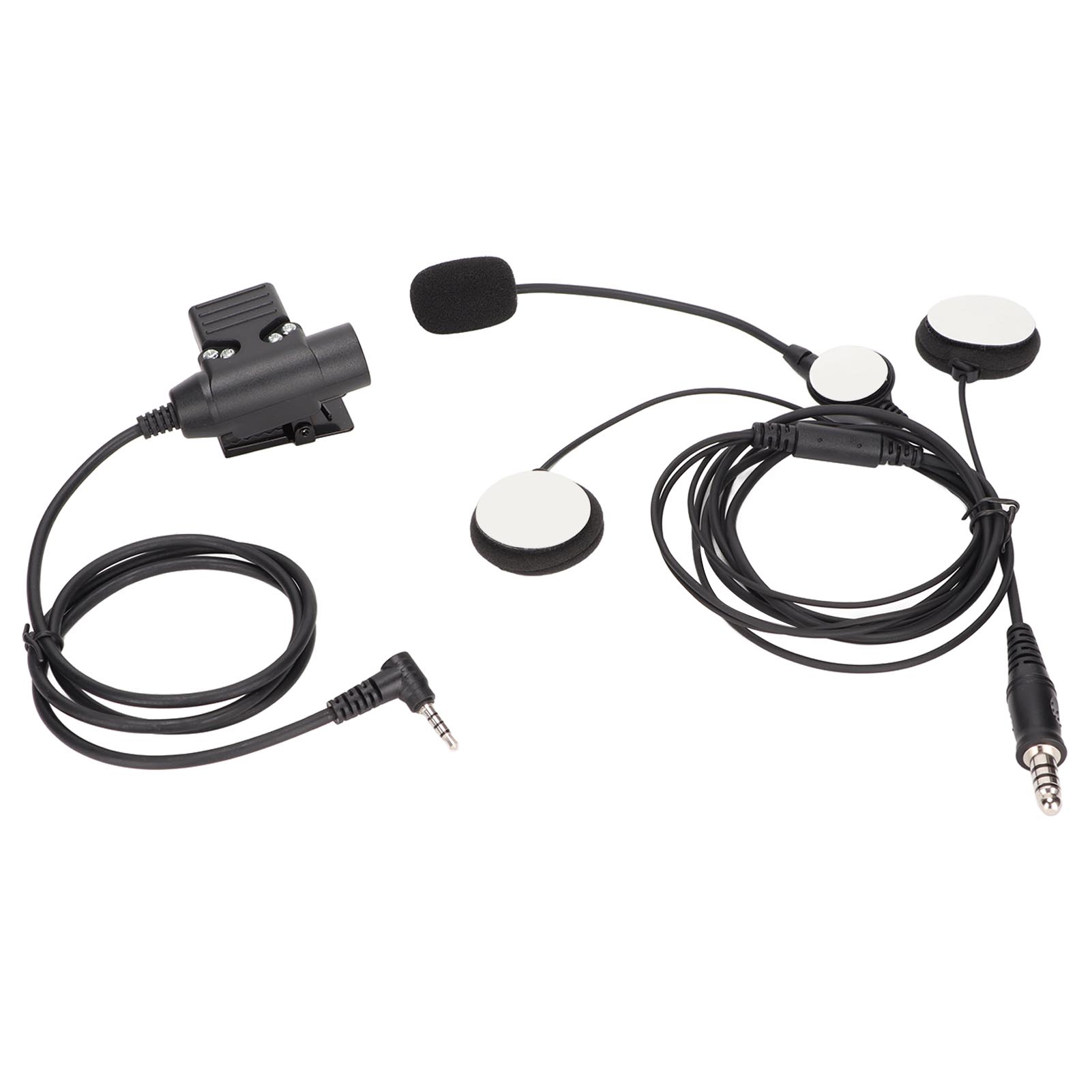 

7,1 мм мотоциклетная гарнитура с шумоподавлением, стереозвуком, двусторонние наушники для шлема с U94 PTT для