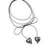 Heart Necklace Female Niche Collarbone Chain Student Adjustable Chain Jewelry