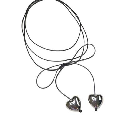 Herz Halskette Damen Nische Schlüsselbein Kette Schüler Verstellbare Kette Schmuck