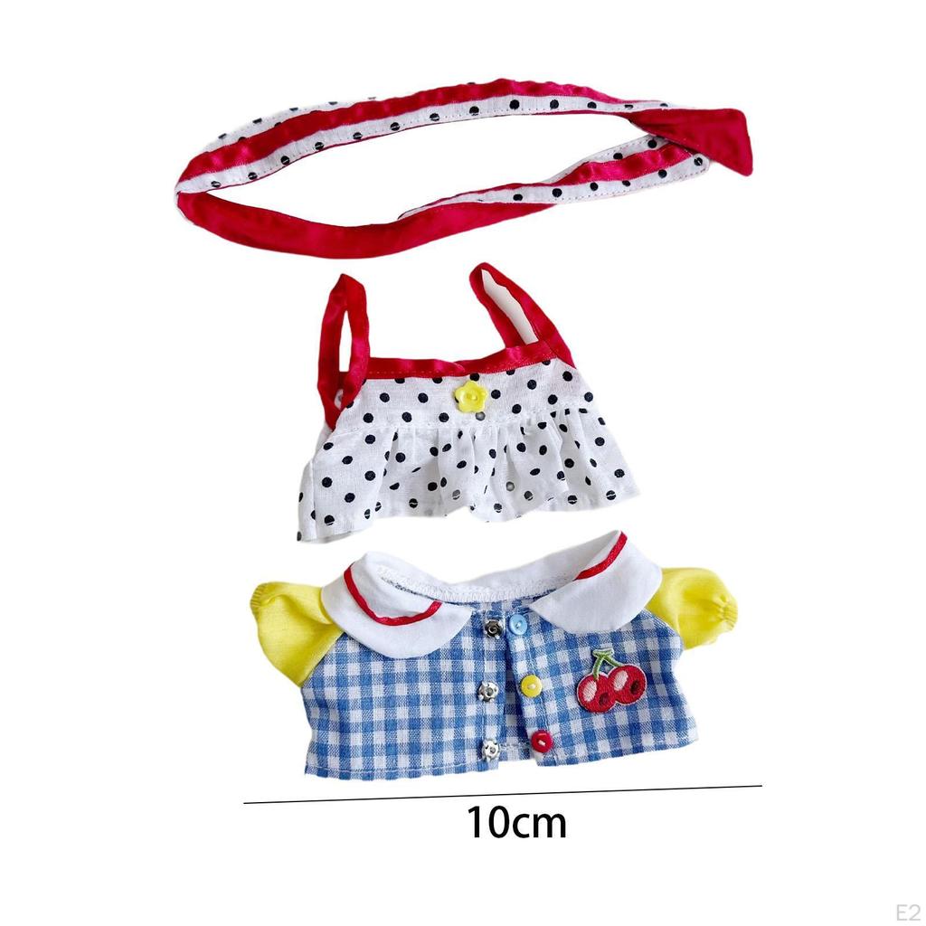 Doll Tops Suspender Skirt Handmade Clothing Stylish DIY Decor Costume Accessory for 15cm