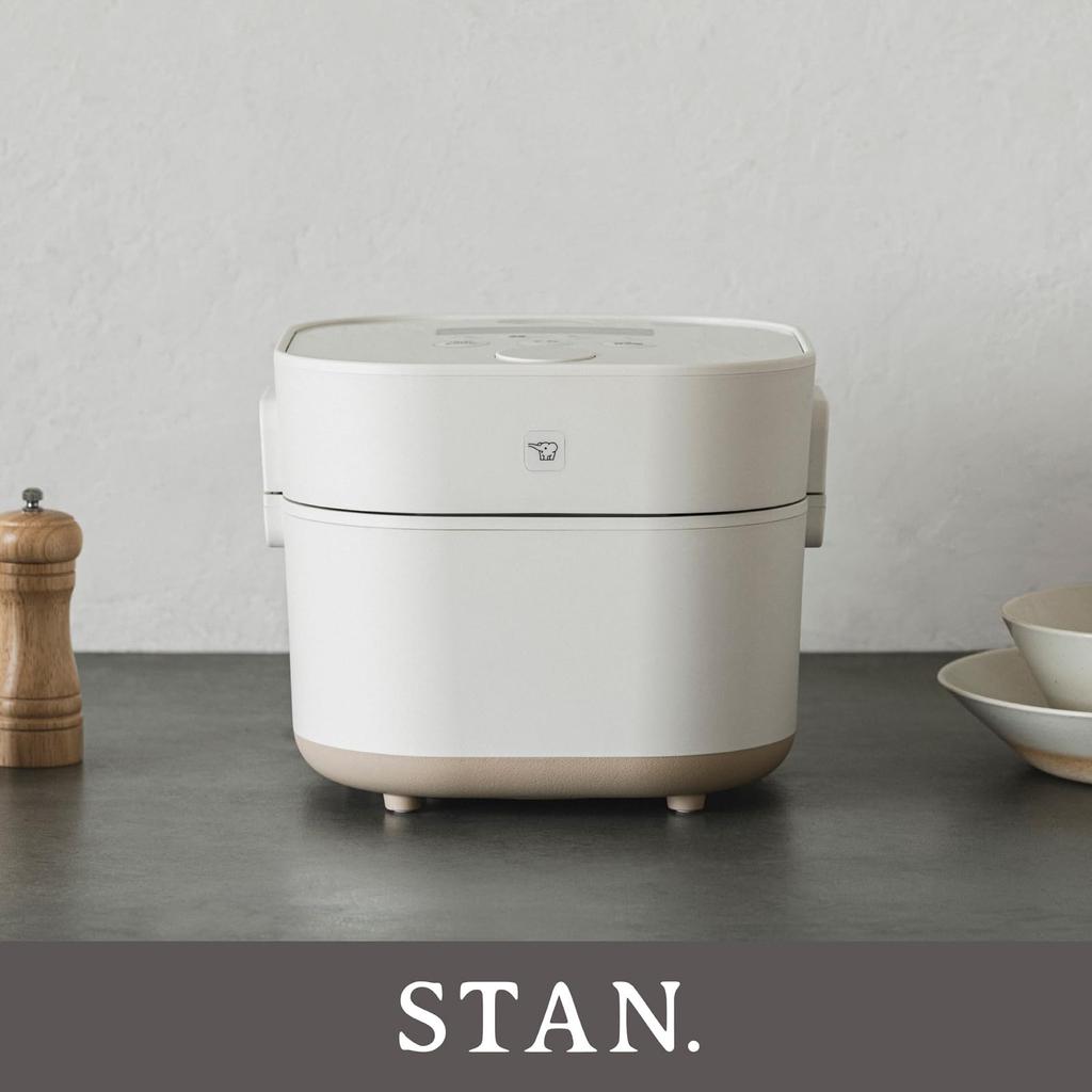 Zojirushi Automatic Cooking Pot Neglecting Time Saving Pack Cooking Enamel Pot Easy To Clean White STAN. & EL-KA23-WA