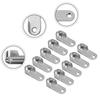 10 Stück Kleiderschrank Kleiderstange Halter Schrankstange Stange Endhalter Verdickter Halter Becher Schrank Für 16mm Runde Stangen Beschläge
