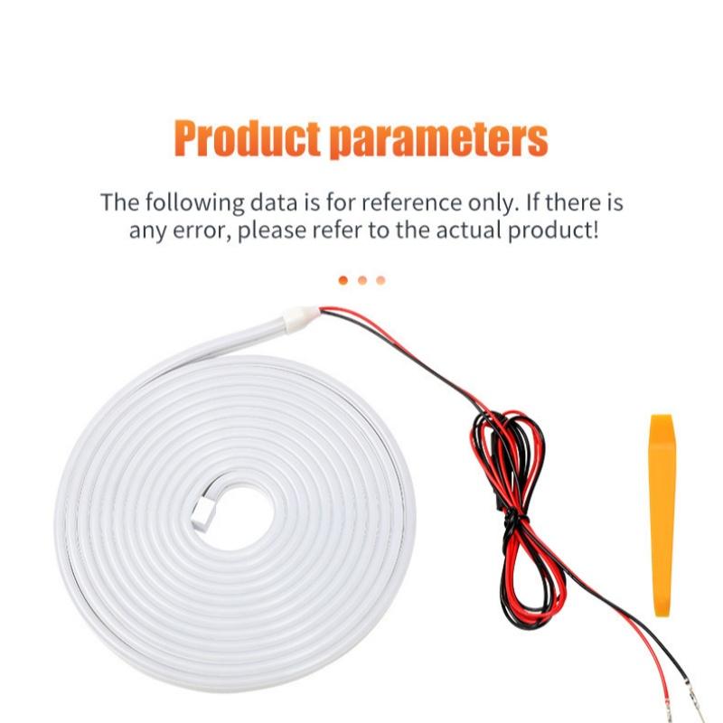 2/4M Silicone LED Car Trunk Light Flowing Inductive Ambient Tail Box Strip Decoration Auto Accessories