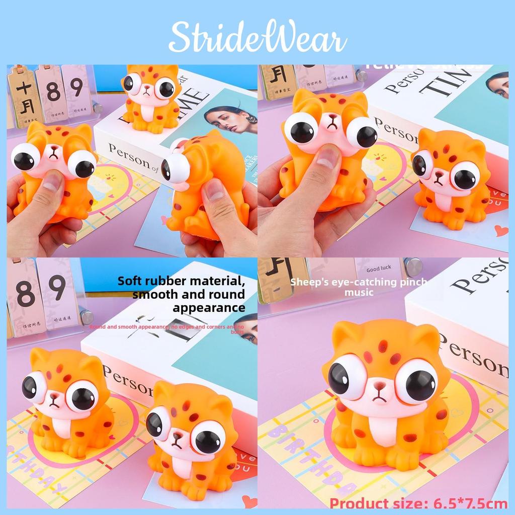 Handheld Tiger Visual Stimulation Toy Eye Exploding Design Relaxation Focus