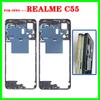 Housing Back Cover For Realme C55 Middle Front Frame Bezel Battery Cover