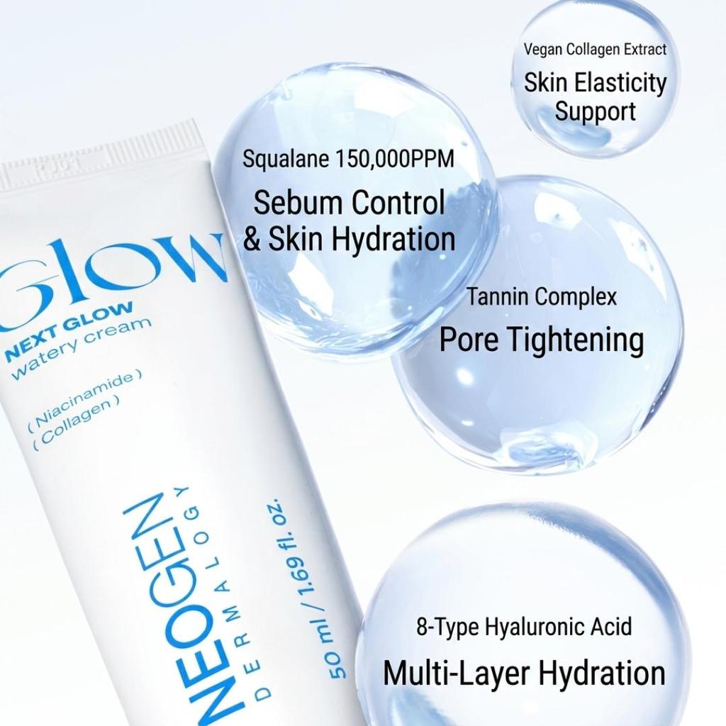 NEOGEN Next Glow Watery Cream Moisturizer Hydrating 50ml
