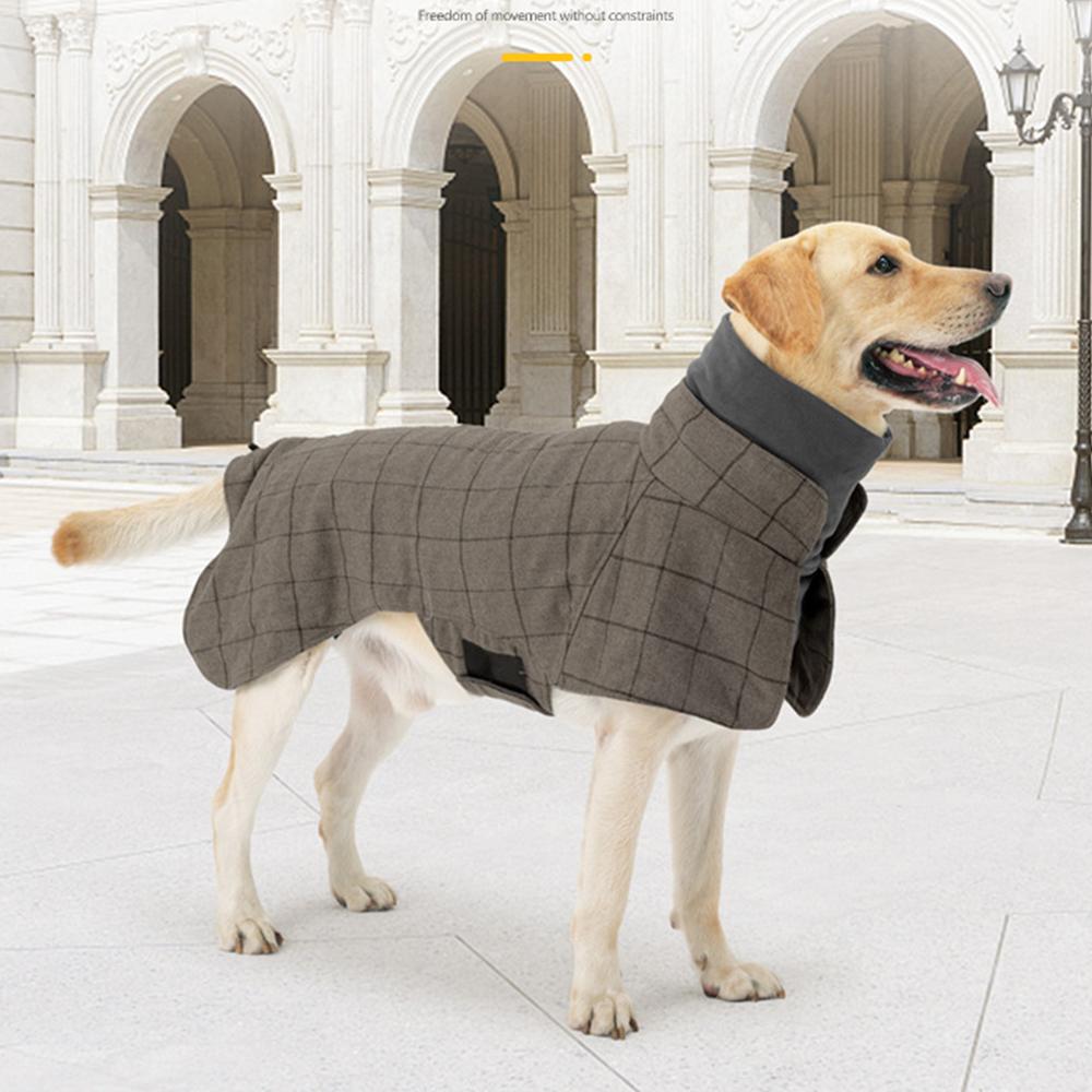 Suit Plaid Warm Pet Accessories Pet Dog Clothes Luxury