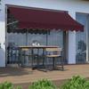 Tendalino Gazebo Impermeabili Telescopico Tessuto Anti-UV Oxford Negozio Esterno Banner Sostituzione Tendalino Tessuto di Ricambio Tenda da Porta