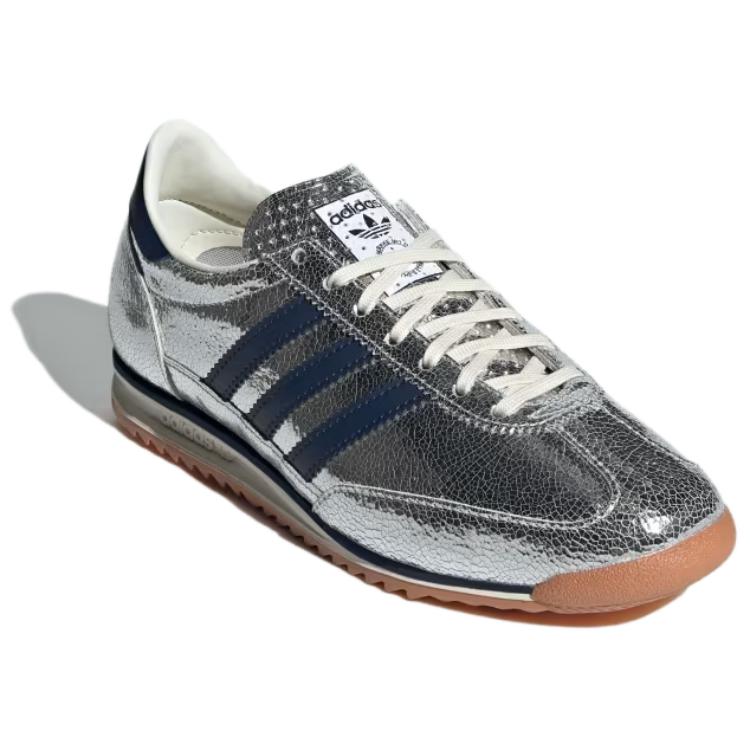 Adidas Women's SL72 Og 'Silver Metallic Collegiate Navy' Sneakers JH8654