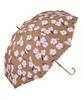 Long Umbrella Felicity Flower Brown and Rain Rain Umbrella 58cm Rib Length Large Automatic Opening Stylish Cute Commuting School 2026Wpc. Sun