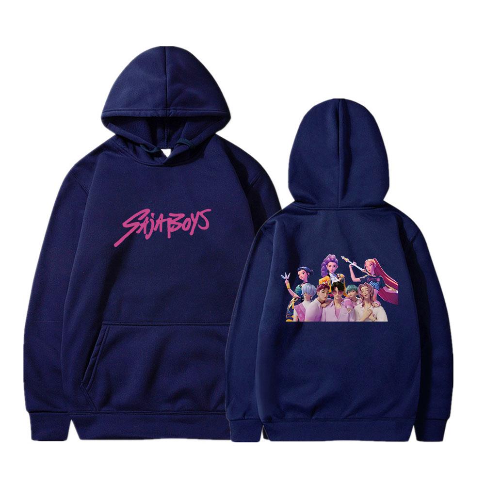 Men’s KPOP Anime Hoodie Running Sport Sweatshirts Pullovers Hoody Sweatshirt Male Hip Hop Streetwear Daily Tops Fall Winter