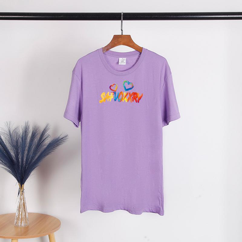 TWINFLAMES Fashion Tshirt Women's Clothing Letter Graphic Tees Shirt Femme T-Shirt Tops Y2k Tops