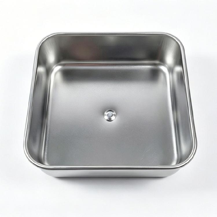 Stainless Steel Cooking Lid With Heatproof Wooden Handle Heat Resistant Basting Cover For Home And Restaurant Use