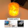 Salt Crystal Lamp Night Light USB Aroma Diffuser Salt Lamp Colorful Salt Crystal Lamp Fragrance Oil