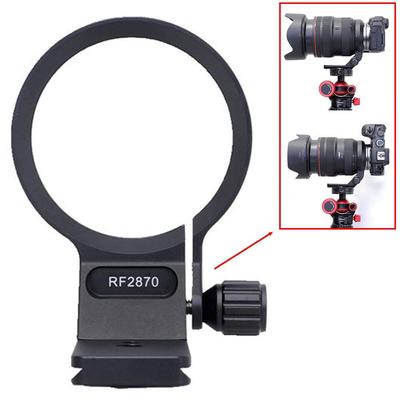iShoot Metal Camera Tripod Mount Tripod Mount Lens Support Lens Bracket Tripod Socket for Canon RF Quick Release Plate with Screw Holes At the