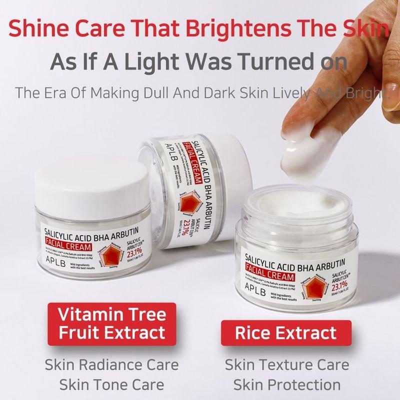 APLB Salicylic Acid BHA Arbutin Facial Cream