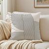 M-Minimalist Geometric Lines Cushion Cover Pillowcase Anti-Dustmite Living Room Sofa Decor Cushion Room