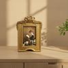 Tabletop Picture Frame Vintage Resin Ornate Design for Desk, Shelf