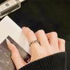 Personalized Color Enamel Drip Glaze Open Couple Ring, High-End Niche Design Pair Ring, Fashionable Simple Retro Ring