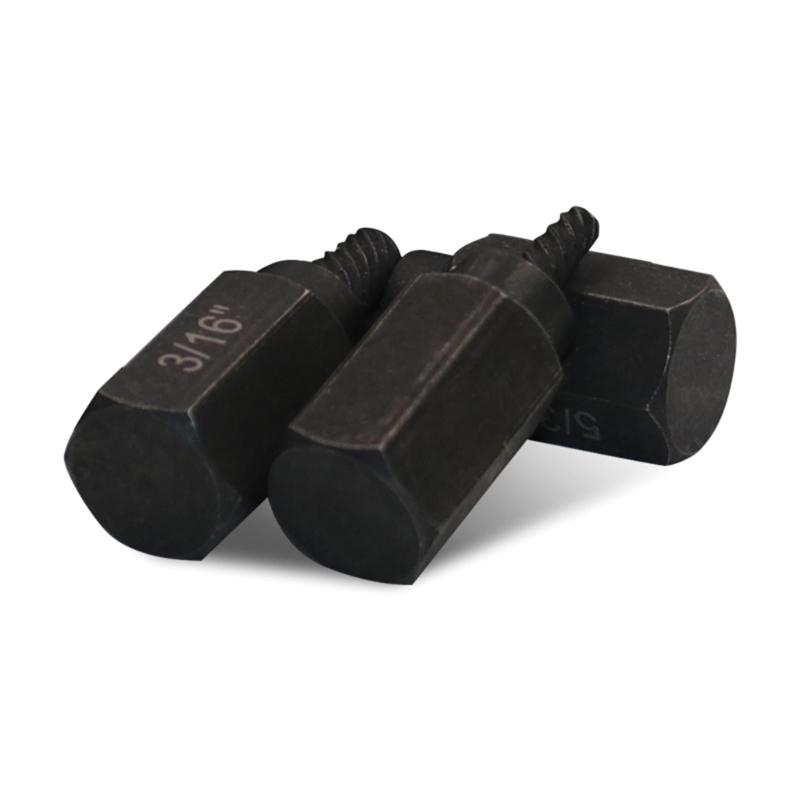 10pcs Heavy-Duty Screw Extractor Set Screw and Bolt Extractor Set for Removing Broken Screws, Bolts, Studs, Fittings,