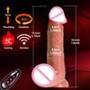 Realistic Dildo Anal Vibrator Stretchable Heated Dick Pussy Masturbator Sexy Adult Sex Toys Penis Gay Sex Big Penis Thrusting 18