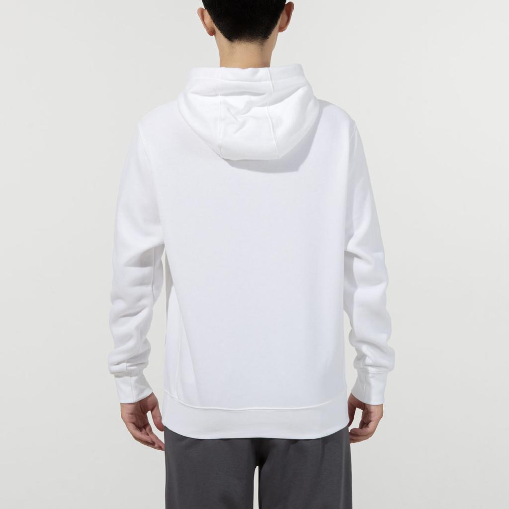 Nike Sportswear Swoosh Brand Pullover Hoodie Men Hoodie White DM2395-100