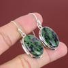 Ruby Zoisite Earring Natural Gemstone Earring Decent Jewelry 925 Sterling Silver Earring Ruby Zoisite Jewelry Handmade Earring Gifts For Her