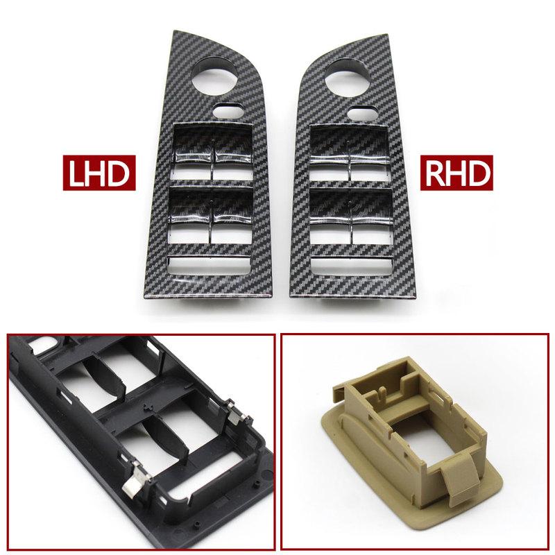 LHD RHD Car Window Lifting Switch Panel Outer Cover Replacement For BMW 3 Series E90 E91 316 318 320 325 328i