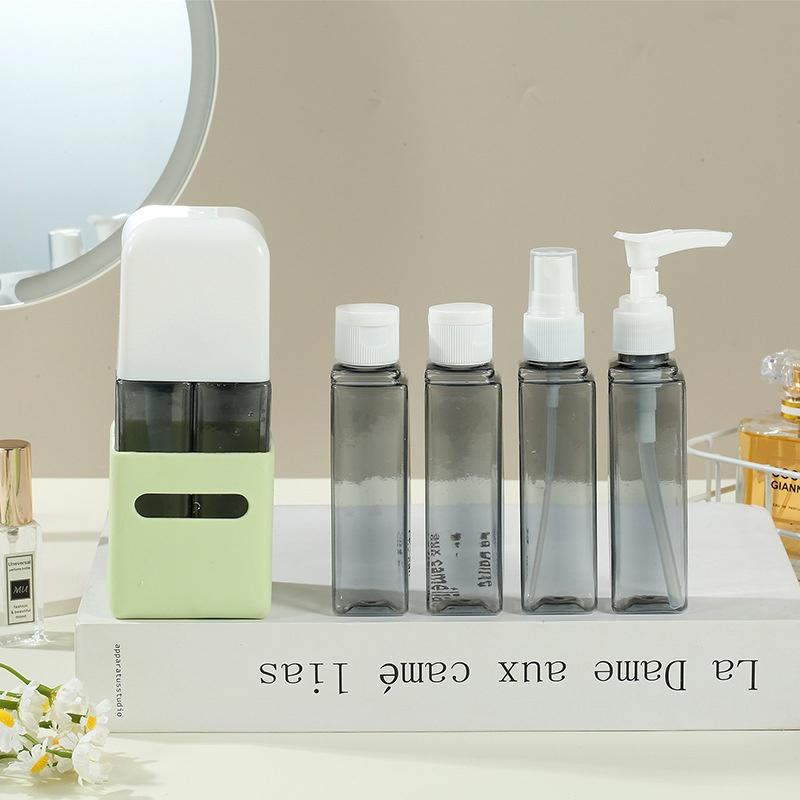4 In 1 60Ml Travel Bottle Set Refillable Combination Shampoo Shower Gel Hand Wash Lotion Split Empty Bottle Travel Kit Accessory