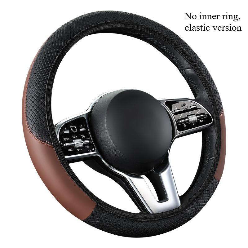 Universal Car Steering Wheel Cover No Inner Ring All-Season Interior Decoration Handle Cover for Vehicle Accessories
