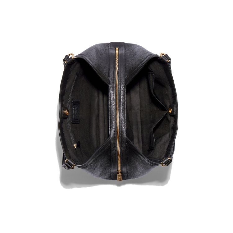 Coach Kristy 32 Large Capacity Pebble Leather Bucket Bag Women Bags Black C6231-IMBLK