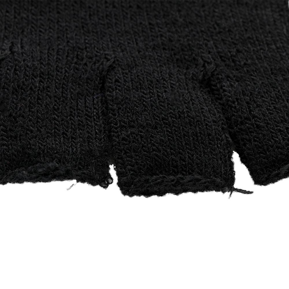 Elastic for Men Thicken Sports Cycling Fingerless Gloves Mittens Knitted Gloves Half Finger Gloves