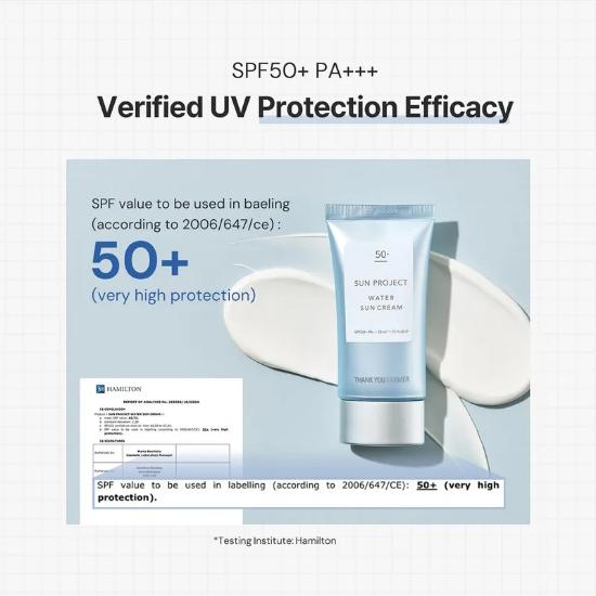 Thank You Farmer Sun Project Water Sun Cream SPF50+ PA+++ 50ml (1 / 2pcs)