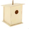 Wooden Bird Hanging Birdhouse DIY Paintable