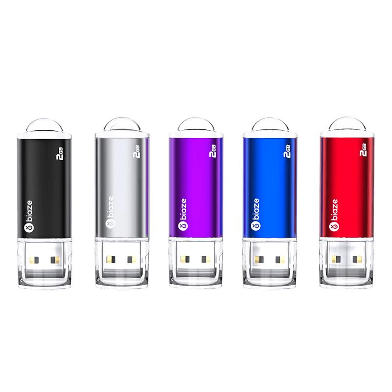 

BIAZE UP015-4G 4GB USB2.0 Metal Flash Drive 10-Pack