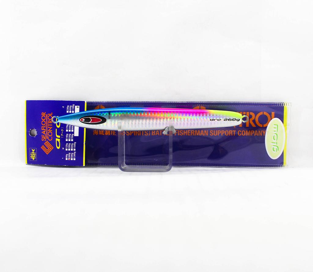 Seafloor Control Metal Jig Arc 260 grams Blue Pink Zebra (5249)