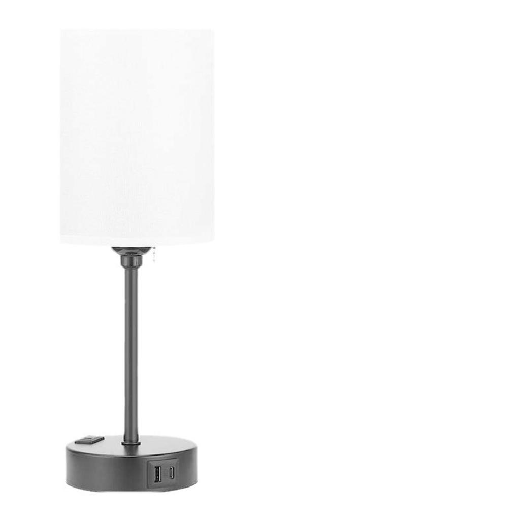 Bedside High-end Retro Atmosphere Table Lamp Rechargeable Dual-purpose with Zipper Switch Decorative Table Lamp